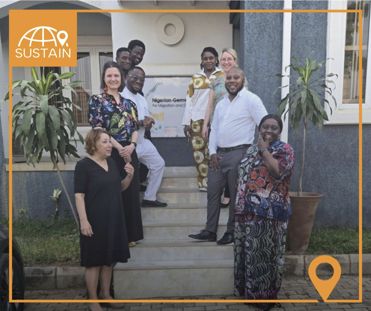 SUSTAIN team meeting German partners at skilled migration mission, Nigeria